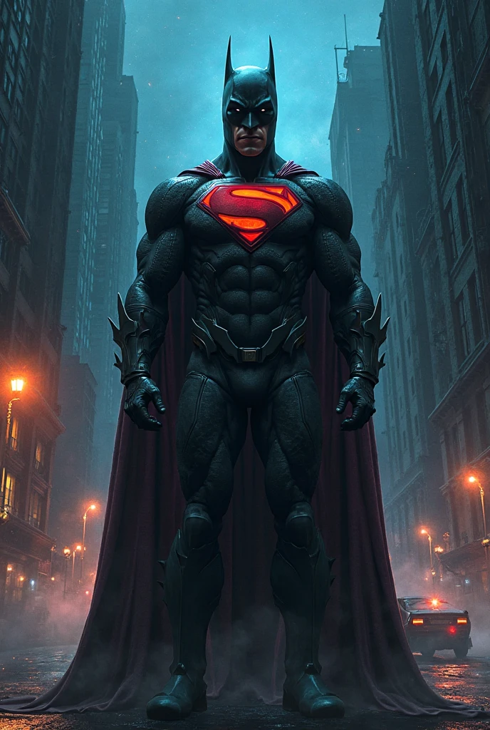 Sugar Man's version of Superman and Batman,ht scene