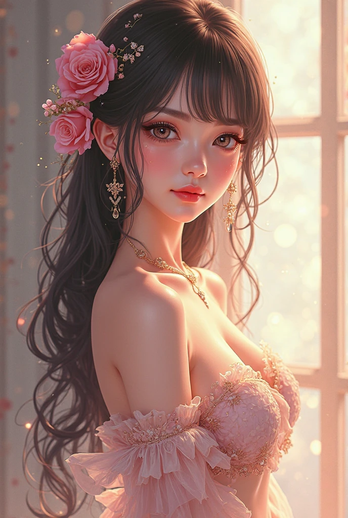 {{{{{3,318 trillion pixels high resolution, nsfw, Realistic scenery and lovely Japanese girl who is sexual panting as her nudity in a romantic Cylindrical crystal herbarium filled with flower oil, thicken the lips look pretty, Boobs are fluffy and bouncy, Tits that get rounder bigger her deep tight cleavage}}}}}, {{{{{detail of The sexual panting face of a neat and cheerful girl loved by everyone, Her nipples and romantic deep sexual panting Inside a herbarium soaked in female hormones oil depicted in detail, Trapping her in a cylindrical herbarium and oiling her to make her pretty and sexy}}}}},{{{{{The hormones in the herbarium cause the innocent girl to flush her face remains a girl only her body changes rapidly tits swelled up to P-cup tits form two beautiful mountains revealing a tight cleavage, A neat girl who traces her crotch with her fingertips and with a moan experiences her first climax and innocent Masturbation that traces the sexual zone, It's too cute and innocent to see her go into her own world nipples out sexual panting and Masturbation that traces the sexual zone as she climaxes over and over again, magical in a romantic Cylindrical crystal herbarium filled with female hormones, All the sexiness that's amplified inside her makes her panting, Cuteness preserved forever shining in exchange for life from her, her beautiful slender underbust, slender curvy cute waistline, an lewd fetish for lips and necks and waistlines, her clearer nip line from underbust to hips, gloomy straight long wig, thick vivid lips}}}}},{{Extremely detailed}},{{{{{heroine girl's Sexually unused body with pure and innocent aura}}}}}