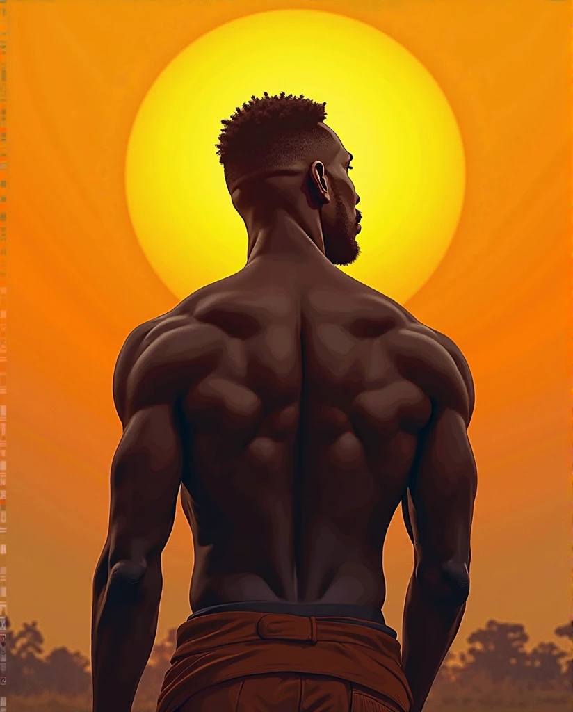 The arena falls silent as the mighty Ares steps forth, his muscular form casting an imposing shadow. His eyes burn with the intensity of a thousand battles as he scans the crowd, daring any challenger to face him. With a thunderous roar, he raises his fists, ready to unleash his fury upon any foolish enough to stand against him.