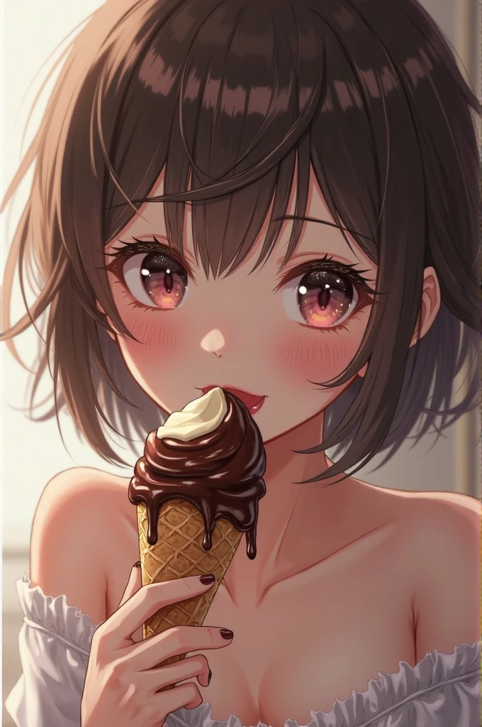 aston machan \(umamusume\), (shy:1.3), (embarrassed:1.4), looking_at_viewer, kneeling , looking up, cumdump, creampie, sea-through nipples, (excessive cum:1.2), (cum on hair:1.3), 1boy, detailed penis, long penis, paizuri, fellatio, open mouth, tongue out, (detailed tongue:1.3), (licking penis:1.3), tongue licking, cum on tongue, detailed lip,