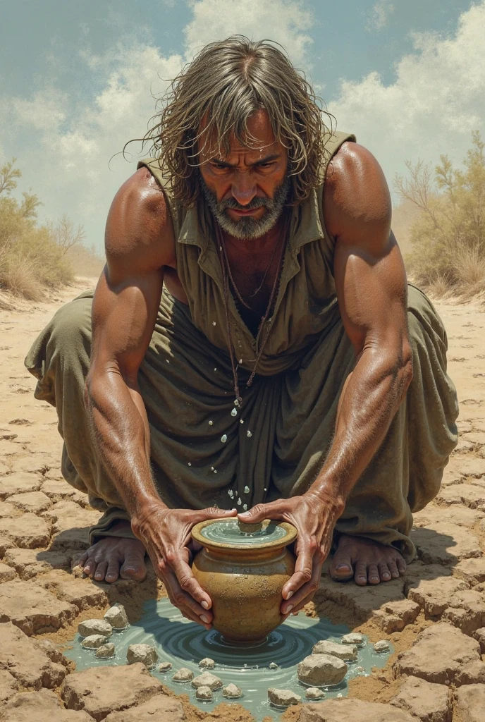 We only need one image of Jesus with mud all over his body and some weeds in his mouth.