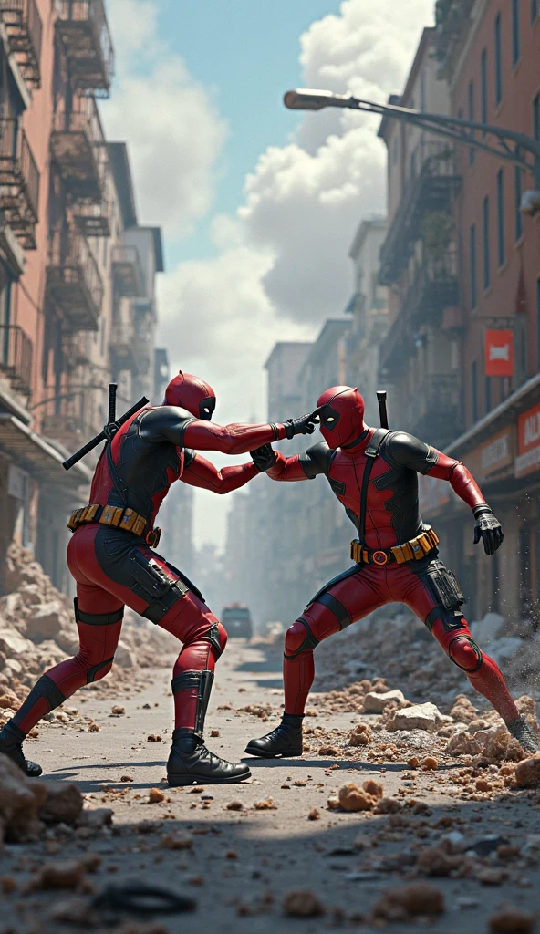 Deadpool kicks "ลูกผู้ชายพันธุ์ดี" (Thai hero) in Bangkok whare is war situation