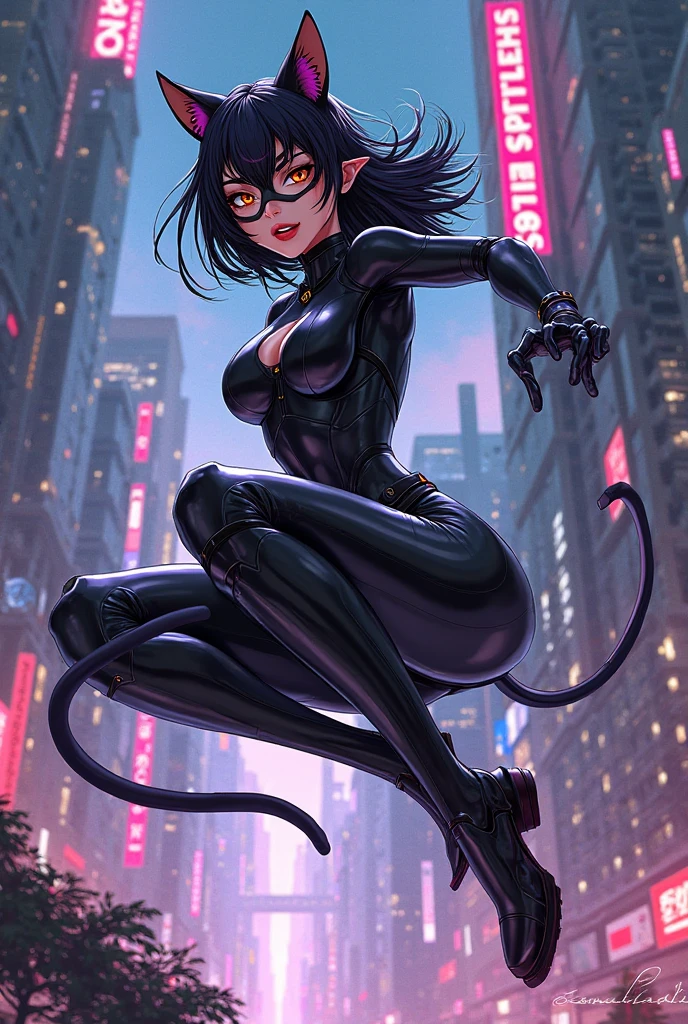 4K,realistically,charming,very detailed,There a girl in Dingcheng,She Spider-Gwen, Gwen Venom symbiont Costume, organic outfit, Sweat, Wearing black Spider-Man costume,(black and white:1.4) night,symbiont,poison,lots of mucus,she spiderman,Black superhero theme,in front of the sky,Flushed face,( , camel toe,, vulva shape:1.3),(GGcamel toe:1.3)legs apart,25 years old,full body lesbian