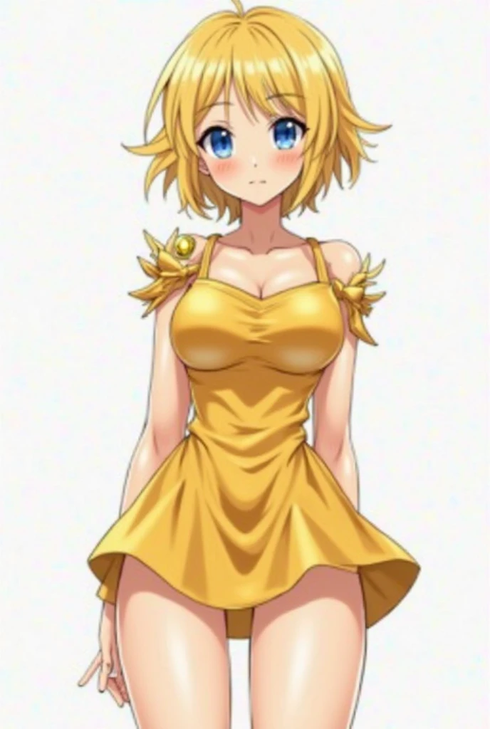 (((anime-style cute face))),(((One Girl、Kagamine Rin))),Highest quality, (Sharp details), (8k, RAW Photos, Highest quality, masterpiece), (extremely detailed 8k wallpaper),Professional Lighting,Sharp focus, Depth of written boundary、Ticker,(((Face close-up)))、(looking at the camera),((((very happy face))))、Very big eyes、anatomically correct body、Big thighs、Light from the front、The face is bright、Track in track and field、Healthy beautiful breasts、Slightly muscular、(Lewd衣装(High leg suit)(Friflimini skirt))、Cleavage、Nipples erect、(Lewd)、Shot from above、lure、Lots of sweat、Accentuate your body lines
