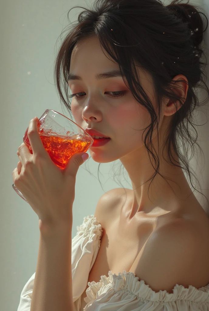 {{{{{3,318 trillion pixels high resolution, nsfw, Realistic scenery and lovely Japanese girl who is girly smiling as her nudity in a romantic Cylindrical crystal herbarium, thicken the lips look pretty, Boobs are fluffy and bouncy, Tits that get rounder bigger her deep tight cleavage}}}}}, {{{{{detail of The panting face and voice of a neat and cheerful girl loved by everyone, Her nipples and romantic deep smiling and her fingers tracing her pussy and Inside a herbarium soaked in female hormones depicted in detail, A detailed her repeatedly drastic Orgasms that make the uterus tremble}}}}},{{{{{The hormones in the herbarium cause the innocent girl to flush her face remains a girl only her body changes rapidly tits swelled up to P-cup tits form two beautiful mountains revealing a tight cleavage, A neat girl who sitting and opens her crotch traces her crotch with her fingertips and with a moan experiences her first climax and innocent Masturbation that traces the sexual zone, It's too cute and innocent to see her go into her own world nipples out smiling and Masturbation that traces the sexual zone as she climaxes over and over again, magical in a romantic Cylindrical crystal herbarium filled with female hormones, All the sexiness that's amplified inside her makes her smiling, Cuteness preserved forever shining in exchange for life from her, her beautiful slender underbust, slender curvy cute waistline, an lewd fetish for lips and necks and waistlines, her clearer nip line from underbust to hips, gloomy straight long wig, thick vivid lips}}}}},{{Extremely detailed}},{{{{{heroine girl's Sexually unused body with pure and innocent aura}}}}}