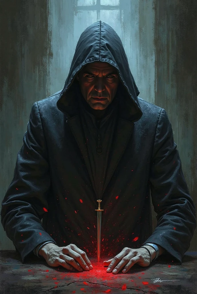 "Realistic Digital Painting with Concept Art Elements"," digital painting," "concept art," "realistic," "high detail", "1boy", "muscular", "wearing priest garment", "blood all over his hands and priest garments", "high-res", "blonde hair", "church", "moonlight", "bible in hand", "full body shot", "omnious aura,", "demon tail underneath priest garments", "bloody garments", "blood all over his face" "detailed-Eyes", "detailed-face", "blood on lips", "blood trickling down chin", "8k resolution"