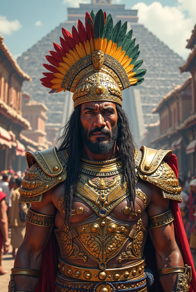 Inca general sitting