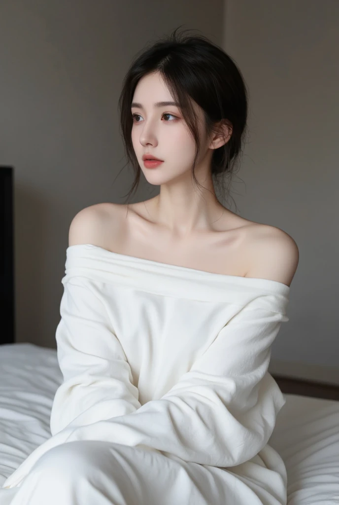 (high details:1.4)、(surrealism:1.4)、(soft lighting:1.05)、32,000、1 woman、realistic lighting、face lighting、ray tracing、(brightened light:1.2)、(improve quality:1.4)、(Realistic textured skin of the highest quality:1.4)、original photo, lifelike, full body woman love, bed, soggy, big bust, stylish hairstyle, pale skin, black eye, pink lips, (Beloved), (:1.1), ~Through, detailed background, detailed face, delicate eyes, good hair, Anatomically correct body, elastic skin, make up, masterpiece
