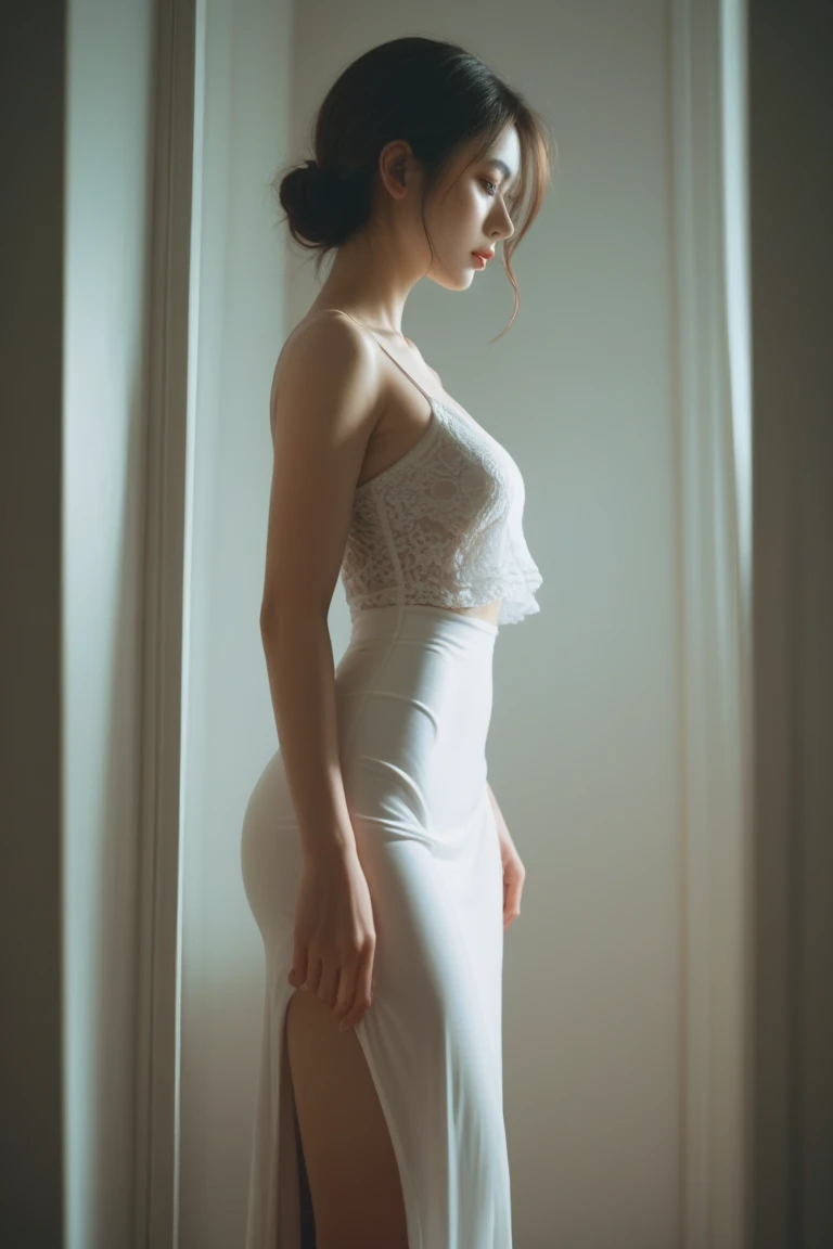 (best qualityer), detailed back ground, in white and gray gradient color