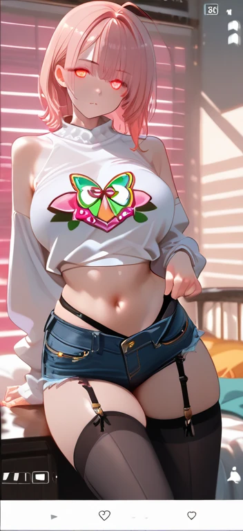 1girl, blue pupils,, black hair,blue eyelush:1.1),speed lines:1.1),medium breasts, ((heavy breathing:1.3),wearing red lingerie, whole body, colorful background