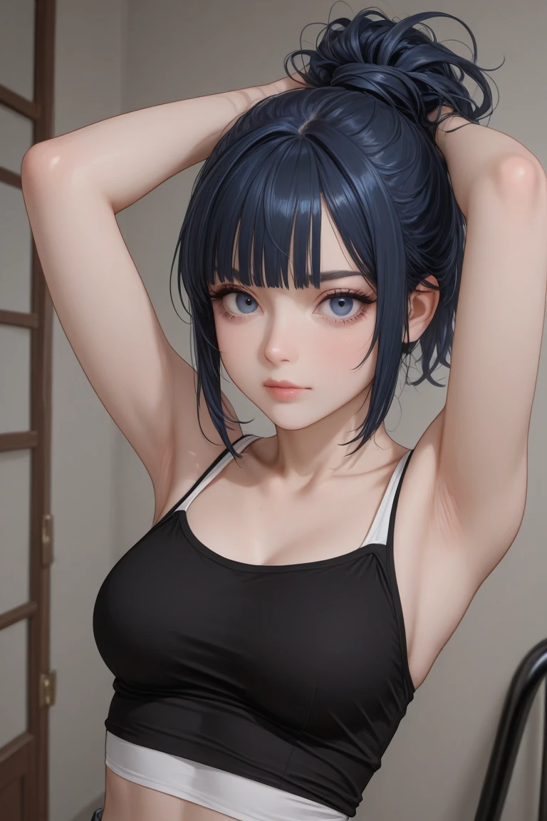 Cool woman,Sharp,boyish,The forehead is visible,Married Woman,whole body,Character portrait,Short Hair,Short Hair,Very Short Hair,slender,Slender,Wet,naked,nude,pants,underwear,全naked,Small breasts,Small breasts,