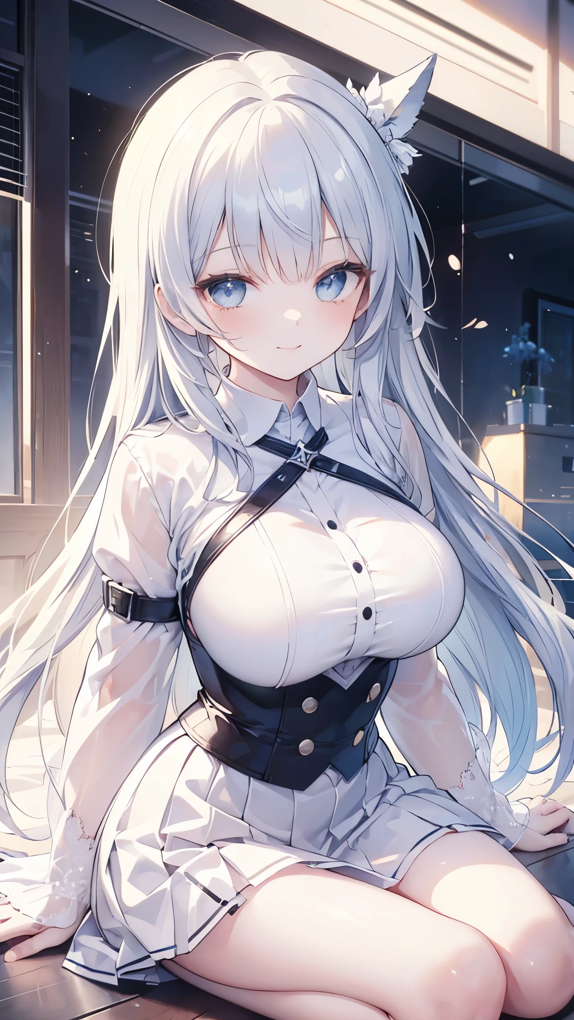 All intricate details: "(masterpiece, best quality, HuTao, 1girl, solo, blush, twintails, long hair, hair between eyes, ((very short street wear very short clothes)), city, outdoors, night, extremely detailed, firm breasts, medium breasts, smooth, high resolution, ultra quality, extremely thin and light clothing transparent as air, cinematic lighting, ambient occlusion, 50% nude, extremely detailed anime, Extremely wide diamond neckline, all clothes unbuttoned and open, detailed faces, perfect composition, wide shot, atmospheric lighting, very sexy pose, lift skirt, random low angle,
