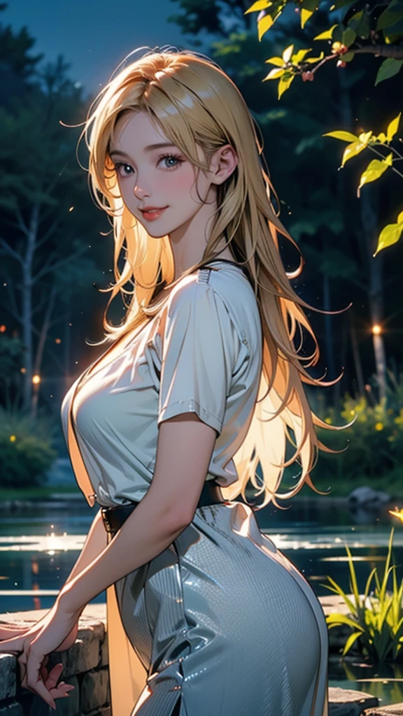Zelda ((masterpiece)), (illustration), ((best quality)), rainbow color, high resolution illustration, Amazing, highres, intricate detail, extremely detailed CG unity 8k wallpaper ((zelda)), small breast, naked, Blonde long hair, infatuation, (green eyes), NSFW, moonlight, night, in the water, hot spring, sexy short skirt, no panties, wet clothes, transparent clothes, no bra, undressing, lifting skirt