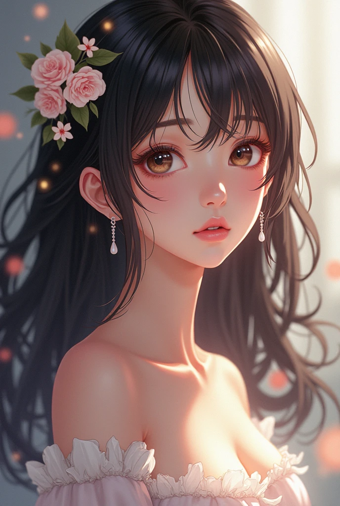 Pretty anime girl