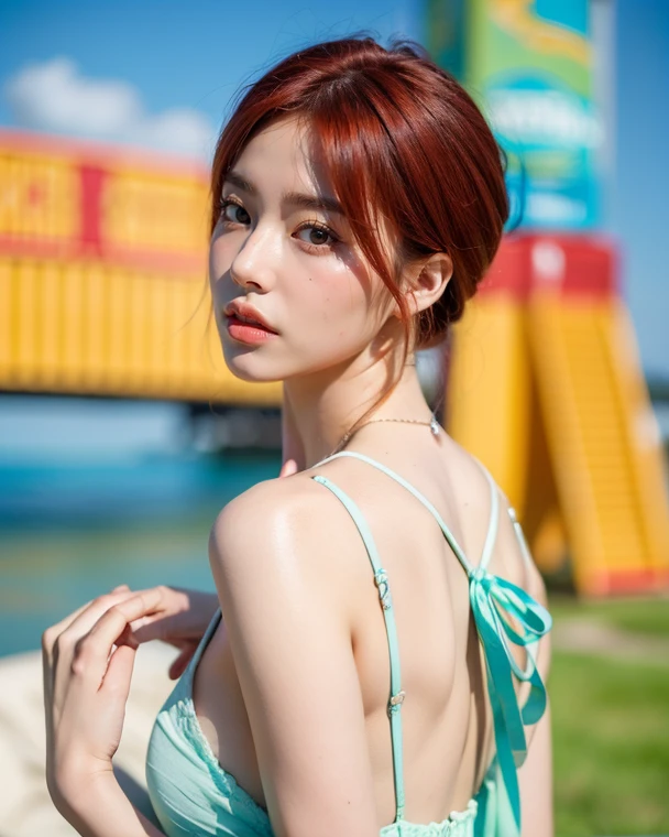 photorealistic,realistic, solo, photorealistic, best quality, ultra high res,
outdoor, amusement park, colorful, joyful expression, long hair, ponytail, cute headband, looking back over shoulder, amusement park rides and attractions in background, night time setting,
beautiful, masterpiece, best quality, extremely detailed face, perfect lighting, solo,1girl,
best quality, ultra high res, photorealistic,
ultra detailed,
masterpiece, best quality,
yoona1, <lora:yoona_v1:0.9>