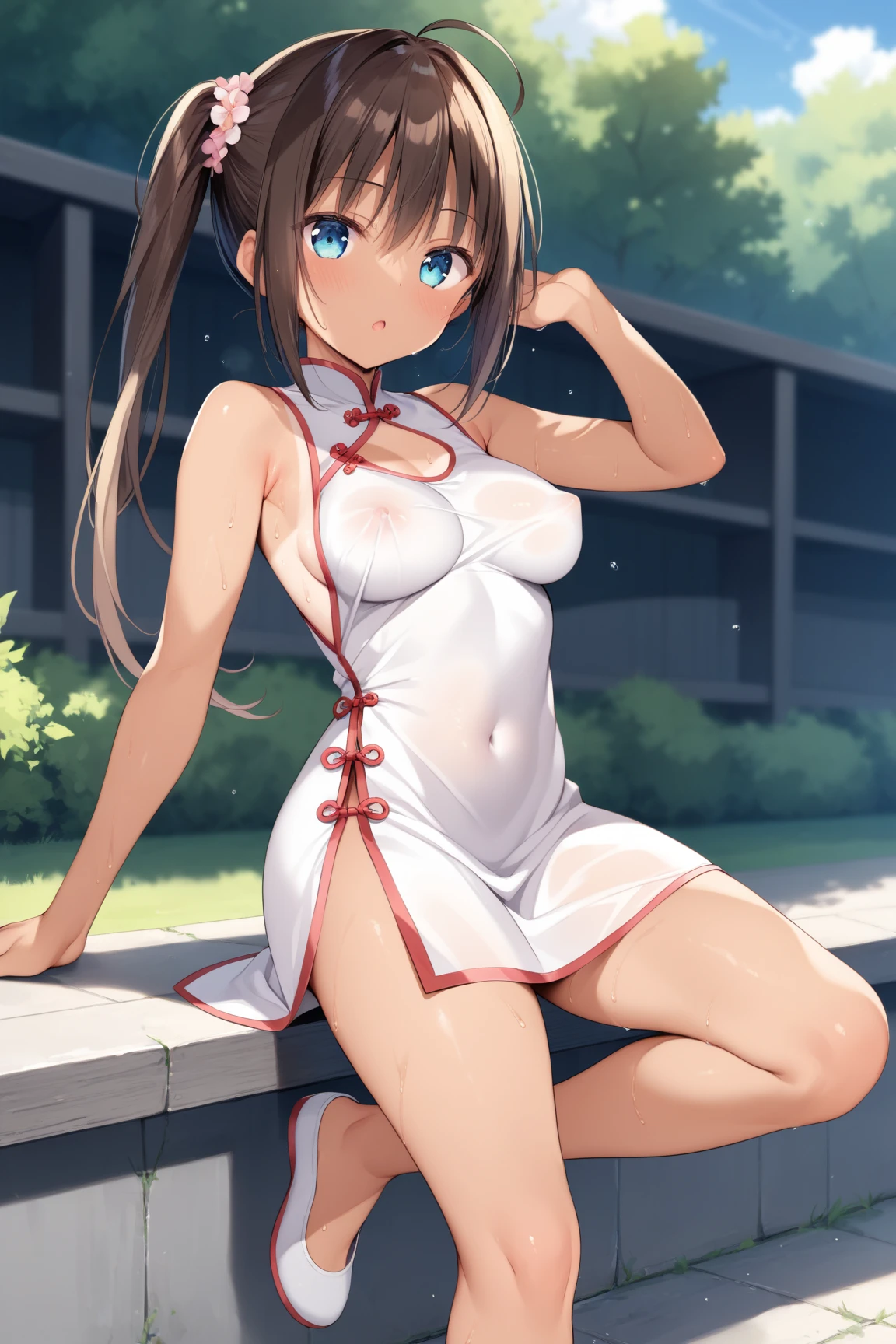 ((Perfect Anatomy, Very detailed肌)), 1 girl, Japanese, 14 years old, Shiny skin, Take in the view,
Beautiful Hair, Beautiful Face, Beautiful attention to detail, (Long Hair:1.4), (Baby Face), Large Breasts:0.5, Captivating arms, Captivating thighs,
(smile), Are standing,
(Beautiful views), Hotel Rooms,
(8K, Highest quality, Masterpiece:1.2, Very detailed), (Realistic), Beautiful illustrations, Cinema Lighting,girl, Chizuru Ichinose, masterpiece, best quality, extremely detailed, (illustration:1.2), high-resolution, 8K cg wallpaper, stunning art, nsfw, 1girl, (slave red collar), very cute face, young teens, complete nude, sitting on the long bench, feet perfect on the bench, perfect m legs, (spread pussy by herself with both hands completely:1.3), open legs, (pussy juice:1.1), very lovingly gaze, (blush:1.1), wistful, public indecency in the park, cherry trees, perfect front view, straight view,pubic hair、Bristles、gangbang,pubic tattoo,Spread your legs、Semen all over the body、cum on hair、bukkake,squatting,open legs、Pee、Urinating、Raise one leg、Like a dog、Completely naked