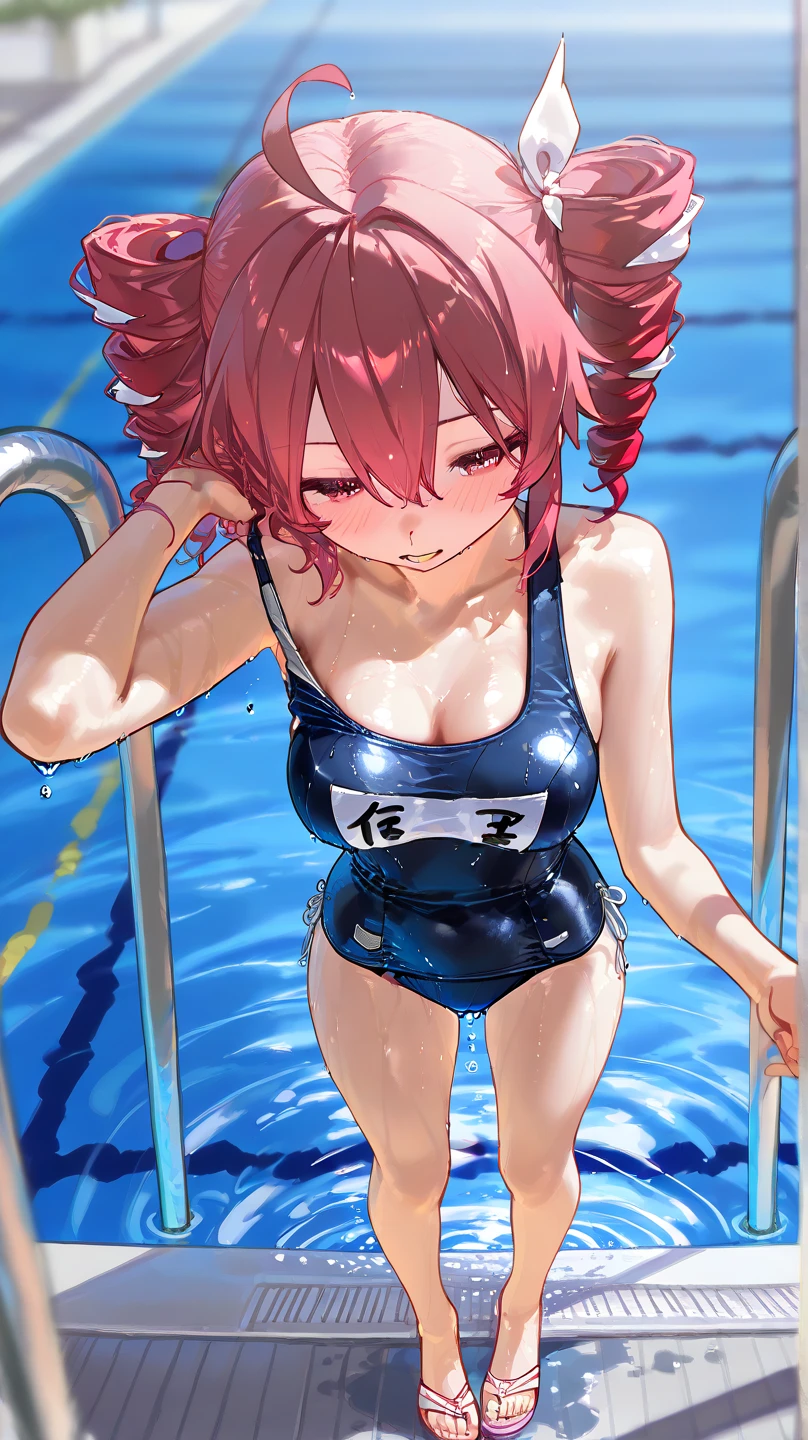 Storm swimming in a swimsuit、From the point of view of fish、From the perspective of ants from under the water