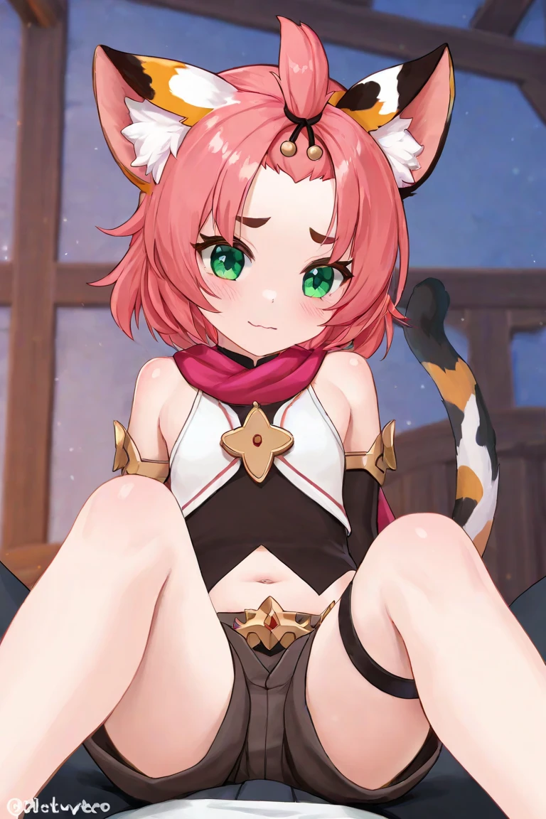 a Mexican cat robot with a human-robot hybrid face, showcasing its adorable cute feet!, (Full body), The artwork is rendered in a medium that emphasizes detailed and vibrant visuals. The cat robot has a (tall body), It has a big ballsack that stands out, a small cute cock! a small dick, cute dick, and cute penis, highlighting its unique features. The focus is on the cat robot's cute feet up in the air.