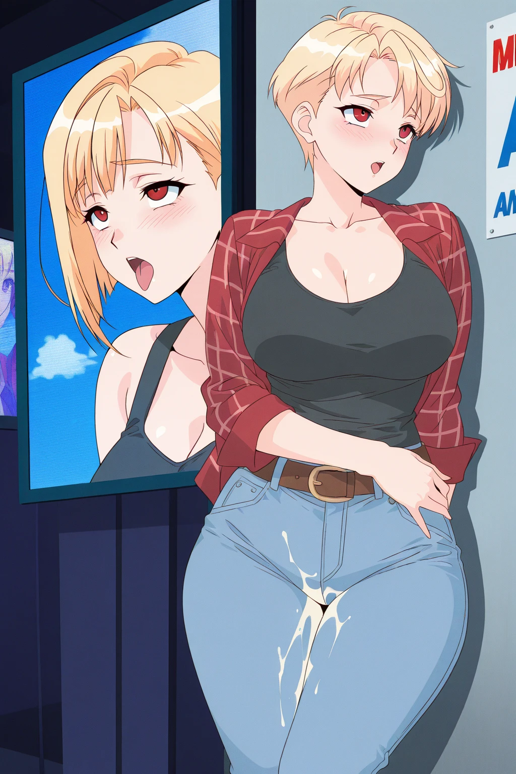 Multiple penises,Slender and sexy woman,Cum in mouth,deep throat ,Black thigh-high boots,Jean Shorts,in the train,Molester,Multiple men,A man grabs a woman's arm,Put your hands behind your back,penis,rape,Standing back sex,Creampie,Folded ponytail,semen,profile,