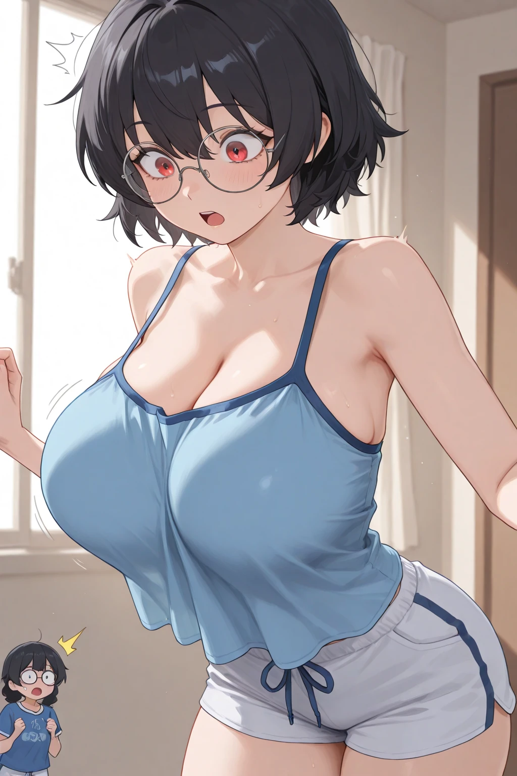 Fat Woman、Plump、、Bedroom、naked、es、A tall older woman with a penis growit of her crotch、All naked、futanari、Scomes t、ejaculaEmbarrassed expressionn、Jolt!！Jolt!！orgasm、！！！！Beep！Feelsyour peniasturbation、masion、No clothes、penisからSemen comes out　FUTA Boobs　penixy armpits　My armpits aramy　One arm raised

