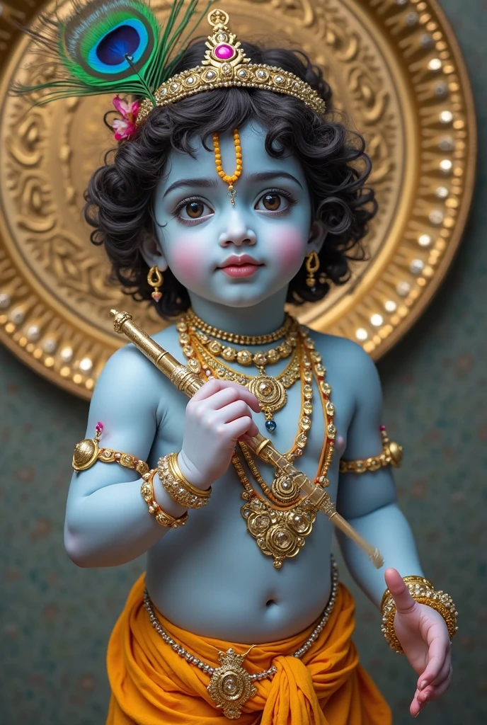 Young Shree krishna full black
sculpture