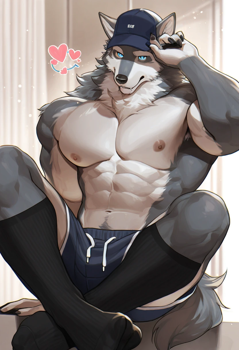 Solo, male, laying on couch in living room, bulge, by bigcozyorca, by goonie-san, by bebebebebe, by spikedmauler, front view, big buff , wolf, lavender fur, unique fur, bushy tail, buff, wearing underwear, steam, panting, blush, hearts, handsome expression, hard cock, boner, throbbing boner, older, sexy pose, beard, massive bulge, throbbing movement around cock, looking at viewer, close up, cock detailed outline, on top of viewer, underwear cock outline, exposing boner, dad, dad bod, daddy