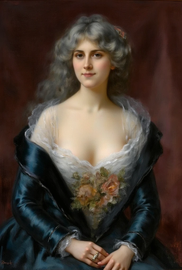 rococo, art, <lora:1750's_art_style:0.6>, huge_breasts