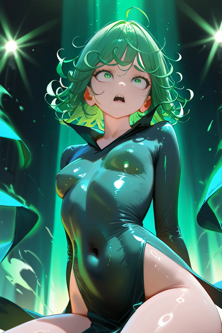 Anime-style face:1.5,Skinny black latex cleavage dress, tiny waist, Thin waist: 1.7,ultra realistic 8k cg, masterpiece, ((ultra detailed background, delicate pattern, intricate detail)), ( highly detailed, fine details), best quality, (photorealistic:1.7),Greasy body, There is a body where lubricating oil flows down, Verism, Verism。 (NSFW: 1.8), the perfect body. (sexy eyes) (seductive eyes) (clothes wet with water) (completely transparent plastic top) (suspender stockings, suspender stockings, high-gloss stockings) fleshy thighs tightened by high-gloss suspender stockings, huge soft breasts. Outermost transparent gauze on body, beautiful woman, surreal, 1 girl, ((facing the viewer, hand caressing her chest)), (huge soft breasts, attractive body: 2), sitting: 1.6, brunette hair: 1.9, (wet rain, wet body: 1.9), painting, masterpiece, best quality, ultra-detailed, absurd, portrait beautiful, solo, earrings, jewelry, smile, necklace, transparent tights, sexy, volumetric lighting, best quality, masterpiece, intricate details, realistic skin texture, pixiv, super detailed, Artstation trend, oilly skin, Wet rosy skin thin waist: 1.6, Large, upturned breasts, transparent clothes, enormous breasts, anime characters, anatomically correct, textured skin. (nsfw:1.8)enormous breasts, The picture is colorful, The brushstrokes of figure painting are multi-layered and rich。