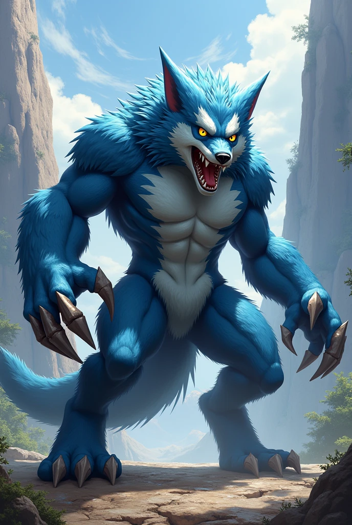 (nipple, very nice beard, hairy body, intimidating pose, buff anthro dragon, sharp fangs, tongue out, professional furry drawing:s1.3,best quality, simple background, blue body:1.2,darker head, high contrast, dark horns:1.2) --auto --s2