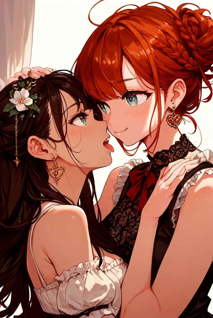 2 girls, lesbain