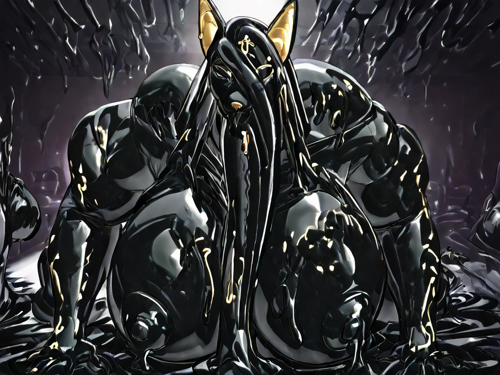 Toei animation style,(((Huge muscles))),Face the enemy,High definitionな顔,Hünkel,Handsome,good looking,((Huge penis,Anal Sex 1.7)),Crying face,Silver Hair,,8k,High definition,Masterpiece,Detailed Description,Spike Hair,tall,Under eye paint,Trembling,ハルクのようなHuge muscles,countless black tentacles,Sticking out tongue,Lean back,Spider Suit,Shaking his penis and scattering sperm,rape,Devilish wings,Cat ear,Partially torn armor,(((Black water discharge in the solar plexus 1,8))),Open your mouth wide,Unfocused eyes,A huge black tear,Muscular penis,bulging muscles,rape,