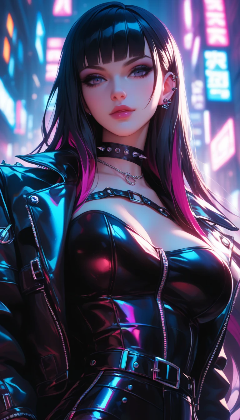 catwoman in a purple latex suit, skin tight, cleavage, on a fire escape at night in Gotham City, cats in background, 8k, RAW photo, best quality, masterpiece:1.2), yjnn, 1girl, 3d, breasts, lips, realistic, solo, stomach, beautiful delicate face, beautiful delicate eyes ,(realistic, photo realistic:1) HDR, 32k, UHD --auto --s2