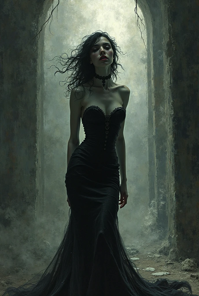 (Monochrome:1.3), Black and White Photography, Dark Theme, (Realistic, Photo-Realistic:1.37), (ohwx female), jesica alba with tribal tattoos on arms and neck, wearing a sleeveless sweatshirtRealistic, Cowboy Shot, Fantasy World, Dark Colors, Dramatic Lighting, Oil Painting Style, Mystical Atmosphere, Flowing Hair, Surreal Landscapes, Intricate Details, Ethereal Beings, Supernatural Elements, Ancient Ruins, Magical Creatures