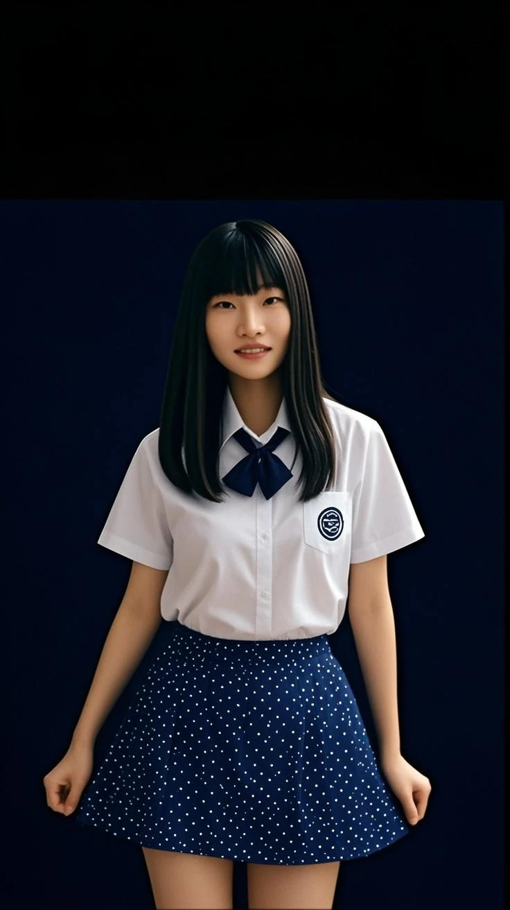 best quality, tmasterpiece,Ultra-high resolution,Clear face,(Reality:1.4),ferpect lighting,(upper body shot), (photorealistic:1.50), anime wallpaper, Guviz style artwork, cover-up fantasy up to magic , by Yang J, Guviz, beautiful artwork illustration, beautiful digital artwork, beautiful digital illustration, Li Song, beautiful anime portrait, art style in Beauvot, 1girl, solo, red eyes, hair flower, (serafuku), (school uniform:1.5), hydrangea, garden, from above, standing,