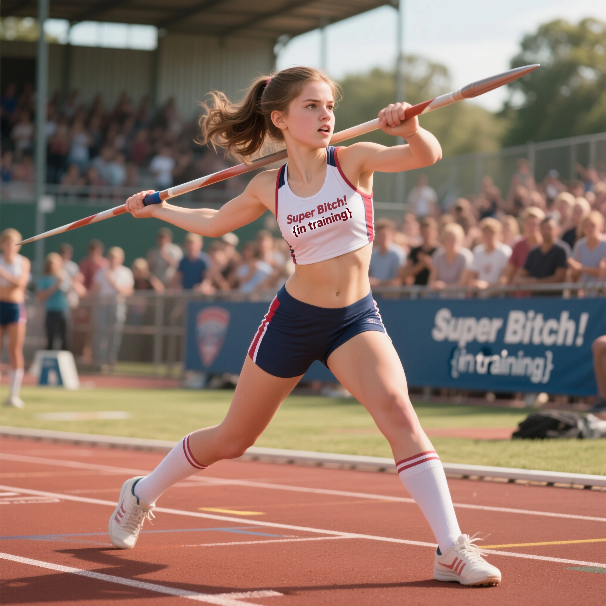 Hermione Granger、Emma watson、adolescence、suspenders、sports wear、very muscular body、gym、Raise a very heavy barbell