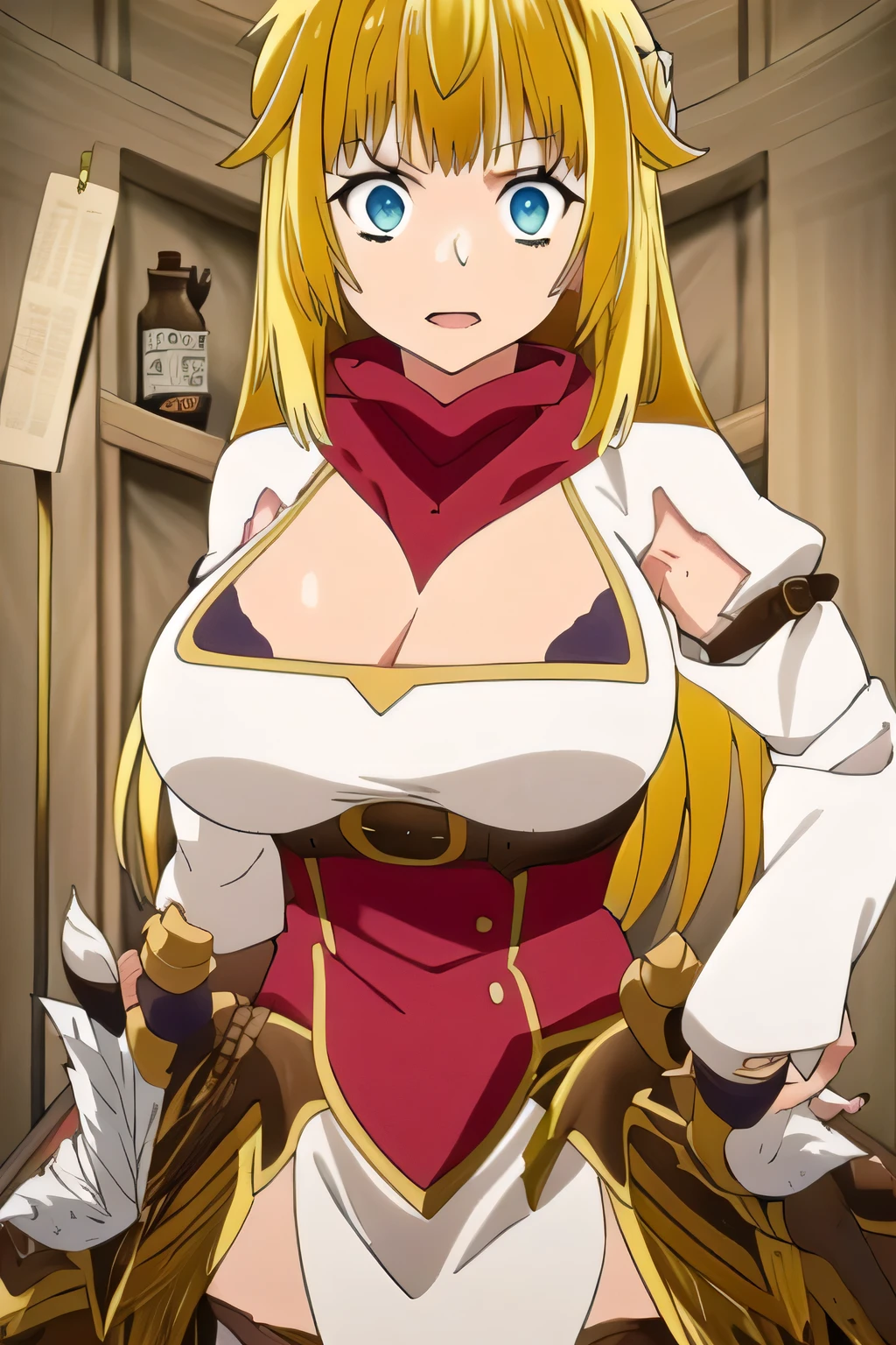 Woman with long yellow hair，Please draw an expression of despair，彼女のBig breastsをさらに大きくしてください，Can you draw an office worker in uniform，Please draw a picture of a sad mature woman、Delicately、Please draw an expression that you can't escape，、Full color CG，Please draw a picture of someone with their hands and feet chained、can you draw a sad face、I'm in a dark cave                  ，can you draw a picture of her being attacked by lots of tentacles，、get caught by tentacles、，私は間違いなくI need a face，               Accurate body expression，Woman with a nice smile My nipples are pointed、It's see-through when it's wet,Her chest is hidden in a costume、、My nipples are pointed、It's see-through when it's wet，ネイビーブルーのpleated miniskirt，I need a face，，I'm drawing a facial expression。use，Faces are very important，sleeveless，Big breastsでもウエストが細い，pleated miniskirt，       ,，（（（紺色のsleevelessの衣装））），    portable  、  ,（Let's draw a more delicate look），（Can you draw a sharp crew、Tanned ？），（ Pleated Legs，white panties），（That job is enough for 1 person {X} {{X}}）、 That's enough，grimace。unless the job requires it。 {X}、 ,    An attractive 40-year-old woman takes off her uniform,                                                      Big black wavy hair, ,   Big breasts, Thin Waist ， ,   ，Full color CG，