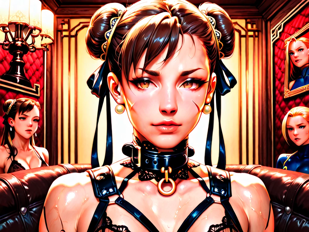 perfect detail, cinematic lighting, masterpiece, intricate detail,
indoors,standing on one leg,
1girl,chun-li,blue leotard, cowboy shot,depth of field,solo,perfect eyes, perfect face, bdsm,bondage, gagged, harness, arms behind back,bound, cuffs,
<lora:more_details:1.0>, <lora:JM:0.8>, <lora:Chunli:1.0>,