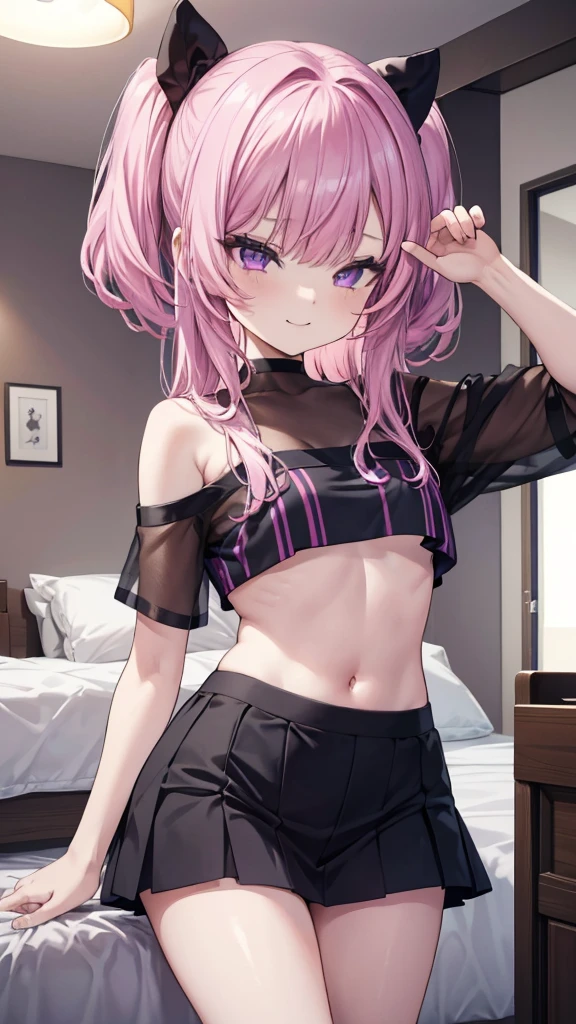 A gal with flashy hair is secretly filmed changing into flashy underwear in the changing room.。