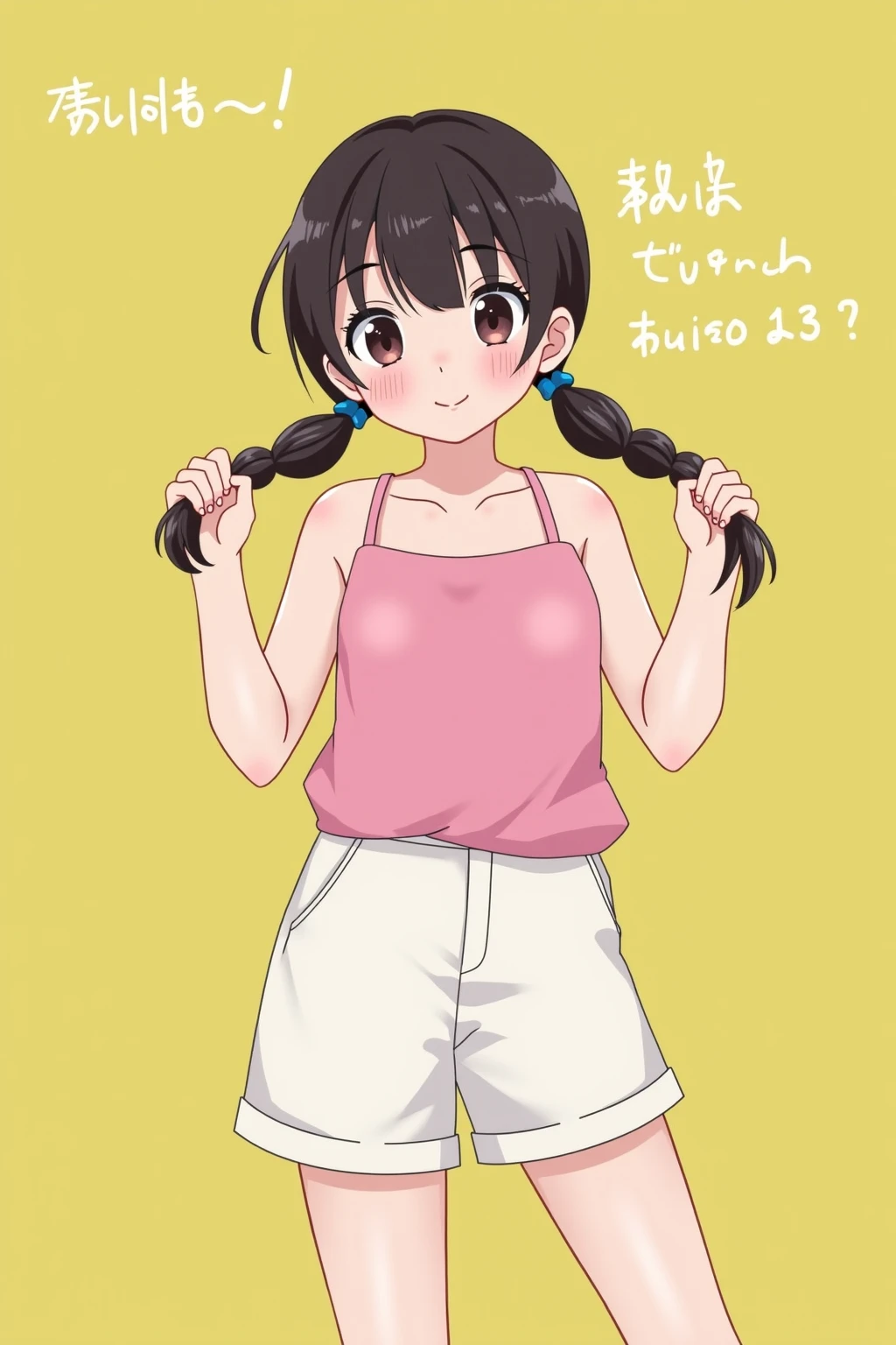 otoyomegatari, asian,
1girl, solo,blush,single braid, long hair, nose blush,black hair, braided ponytail, black eyes, masterpiece, expensive quality, very_expensive_solve, big_file size, full color,(completely nude:1.2),pussy,niplles,(Loli kid),(pregnant:0.7),