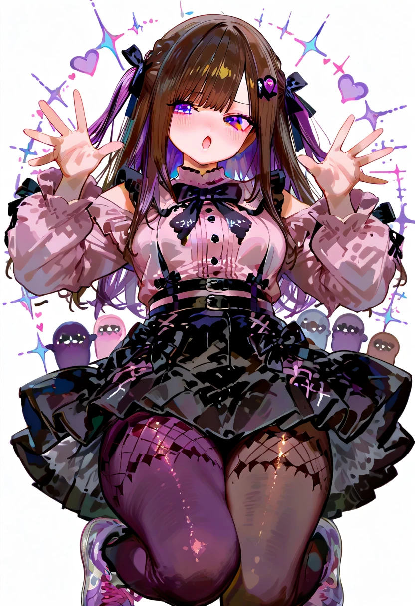 White lingerie,pubic hair,Ahegao,saliva,tears,Love juice,garter belt