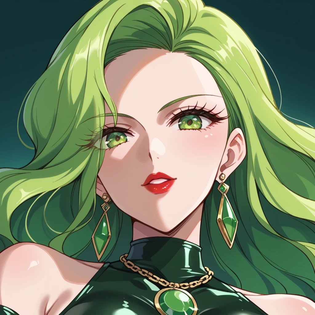 C.C. Naked, code geass , full color, freen hair