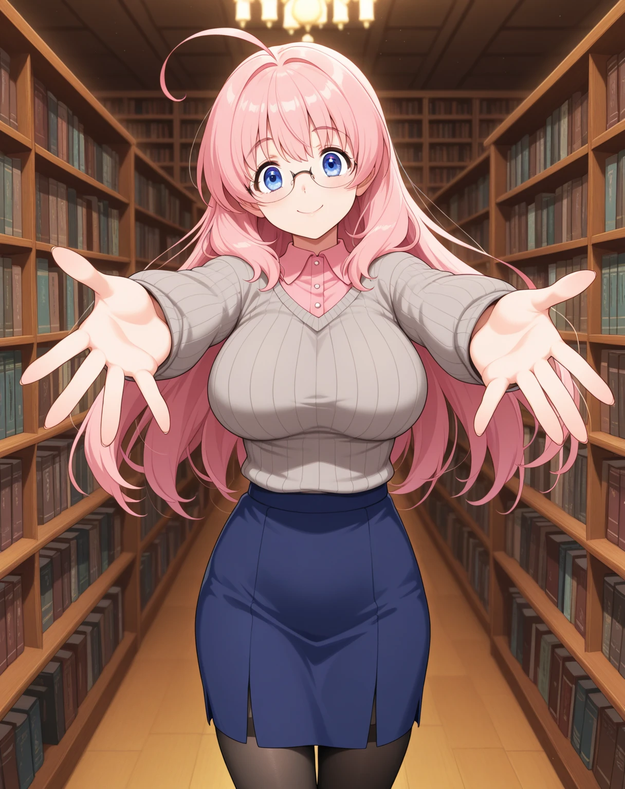 ((best quality)), ((highly detailed)), masterpiece, absurdres, detailed face, beautiful face, (detailed eyes, deep eyes), (1girl), (glasses), dutch_angle, dynamic pose, full body, very wide shot, <lora:hairdetailer:1>, <lora:YuriV1:.7>, Yuri_(doki doki literature club), purple eyes, ((purple hair)), very long hair, sidelocks, hair ornament, hairclip, large breasts, smile, purple clothes, sandles, reading a book, (outside, in a temple, morning), <lora:ALESYO_alpha_sd15_by_IsnAI:.6>