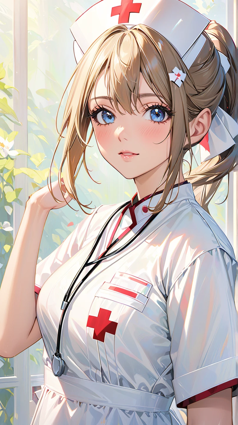 attractive nurse,