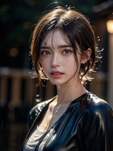 (skindentation:1.5), Realistic, Photorealistic, (masterpiece:1.5), concept art, intricate details, highly detailed, photorealistic, octane render, 8k, unreal engine, dynamic pose, best quality, highres, (realistic face:1.1), (hyperrealistic:1.1), ((full_body)), perfect eyes,(shiny skin:1.2), (((hairstyle))), (((perfect hands))), (extremely detailed background), haunted island, ((dynamic background)), ((lightning)), (light rays), (1girl), wearing cloak, (((flowing cloak))), ((detailed eyes, high quality eyes, high quality face)), long hair, (((flowing hairstyle))), 1girl ((controlling the water)), (((whirlwind of water))), ocean, tsunami, magic, (dramatic), epic, depth of field, bokeh, 4k, gothic, ((raining)), energyball between hands