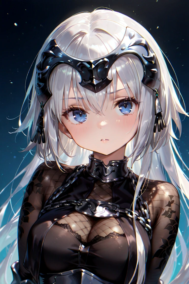 White-haired loli，Handsome, White skin of the, Silver-white eyes, White wolf ears，In a forest of movie lights, Dark and low light. Wear a white bondage suit,  Her skin is fair, Her face is exquisite and flawless, tmasterpiece, Art of the highest quality. This image is a very detailed 8K CG wallpaper, Featuring artistic cinematic lighting and cinematic tones with neutral filters.