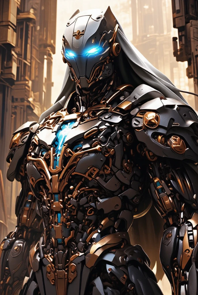 (((epic and visually stunning complex digital anime masterpiece:1.6, elegant decorated fantasy military cyborg:1.3, ((gorgeous feminine male physique:1.3, graceful:1.4)) soldier:1.3))), (((heavily muscled masculine chest:1.4, chiseled abs:1.4, heavily toned:1.4, slim yet muscular:1.3))), (((complex and beautiful:1.3, elegant:1.3, beautiful fantasy style:1.5, beautiful fantasy mechanical helmet:1.5))), (((elegant tactical double breasted trench coat:1.5, sleek exoskeleton:1.3))), (((form fitted armor plating:1.3, super sleek sensually revealing under suit:1.5, waist and thighs exposed:1.5)), ((flamboyant feminine essence:1.4, heavy mechanical gothic aesthetic:1.4)), ((androgynous body build)), (((toned yet heavily muscled gorgeous femboy physique:1.4, gorgeous perfectly defined muscles:1.4, toned sleek mechanical arms and legs:1.4, thick well rounded thighs:1.5, mechanical muscles))), ((((depth of field, cinematic lighting, chromatic aberration, ray tracing, UHD, masterpiece, top of head covered, super detail, high details, high quality, award winning, 8k, highres)))):1.6, (((dieselpunk, decopunk, artificial muscle))):1.6, (((beautifully engraved gothic scifi style design:1.4)))