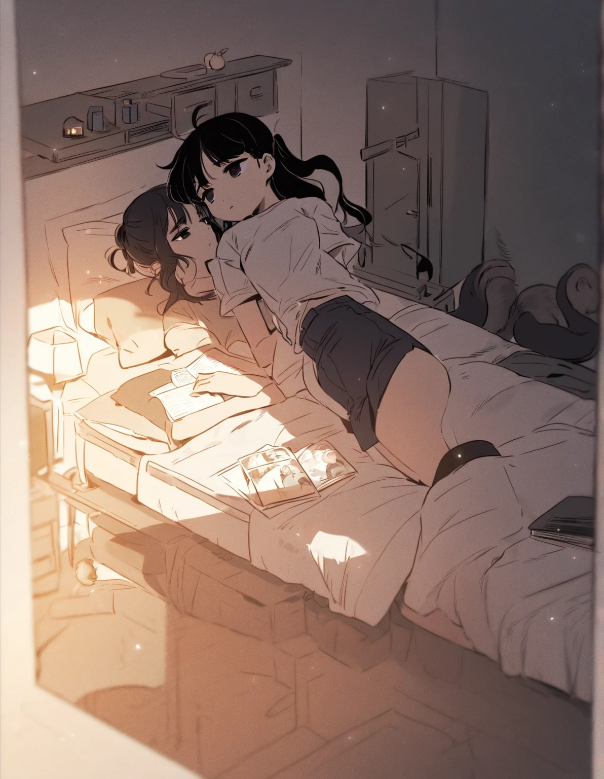 Sweet Room, Are sleeping, sexy, Night view, luxury,