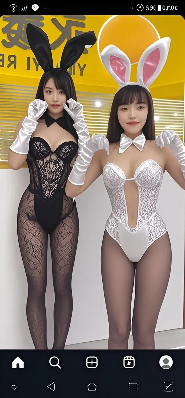 fishnets, lingerie, see-through, bodysuit, pantyhose, bare shoulders, halter neck --auto