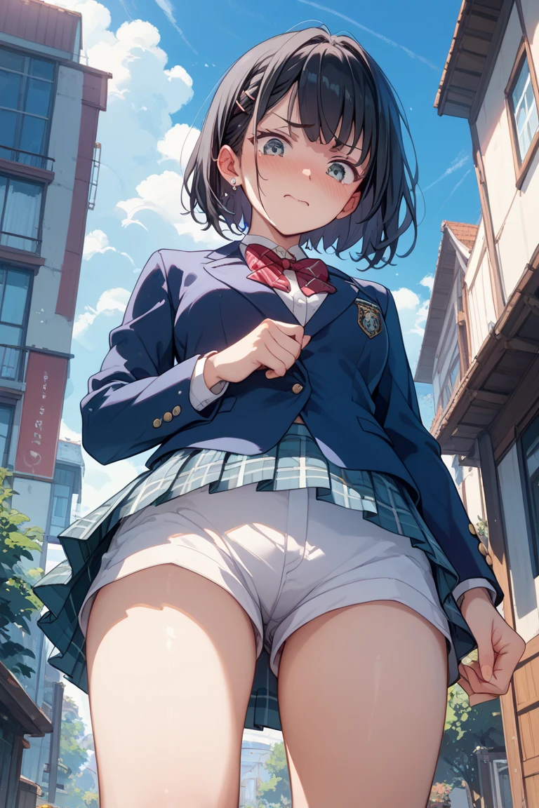 {{{masutepiece}}}, {{{Best Quality}}}, {{Ultra-detailed}}, {{extremely delicate and beautiful}},(nffsw), (Best Quality, 8K, 32K, masutepiece, nffsw:1.2),a photo of a cute girl, of the highest quality, Best Quality, Realistic, Unity, 8K Wallpaper, Official art,(10yaers old),(child),(The best princess in the world:1.5),(Uniforms with a lot of decoration:1.5),{long skirt}、{Unripe々Shishi Body}、{Upskirt due to strong winds}{{Strong wind from behind}}、{{Focus on the buttocks}}、The buttocks are visible、Butt panties、{Very crisp panties}、{Detailed panties}、(Wearing a tiara:1.3),(Smile:1.3),(Sweaty skin:1.5),Black hair,(Very short hair:1.3),(On the balcony of the palace:1.3),(,(Full body:1.2),(Skirt lift in high winds :1.7),(:1.3),(Mid summer:1.5),(Angle from below:1.7),(Lace panties are visible:1.5)、{Panties for fullbacks}