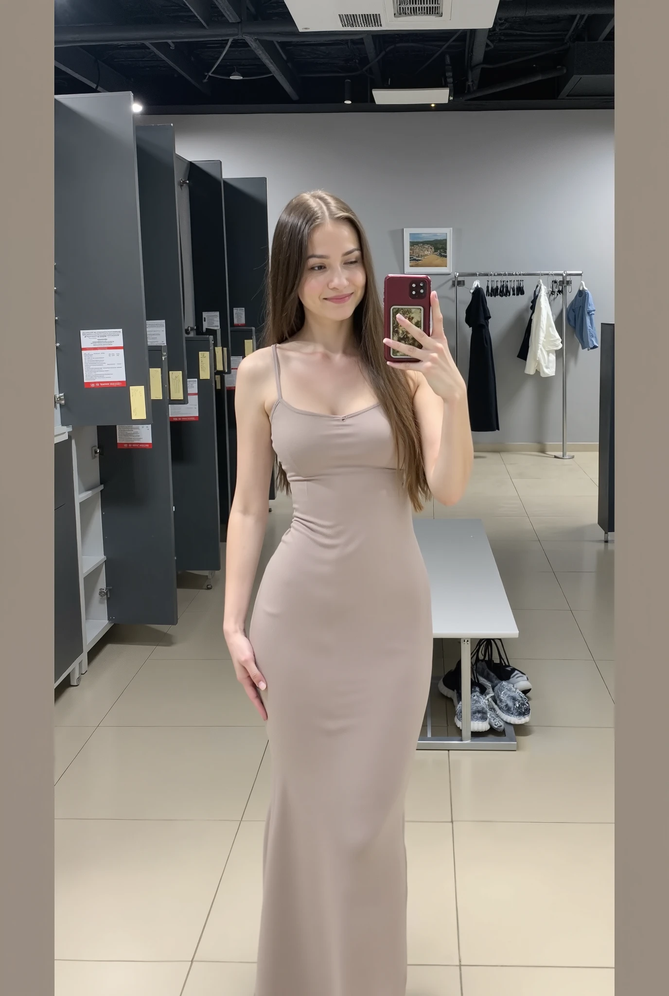 Beauty girl smile, tiny dress, perfecto body, sexy, huge breasts,